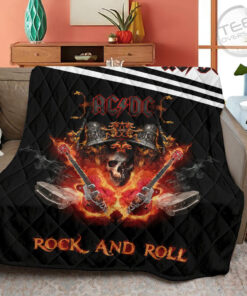 ACDC quilt blanket
