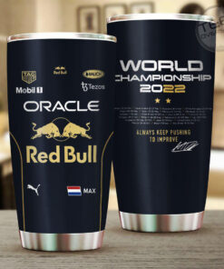 Always Keep Pushing To Improve Max Verstappen Tumbler Cup