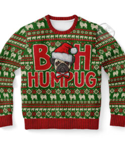 Bah Humpug Ugly Christmas 3D Sweater