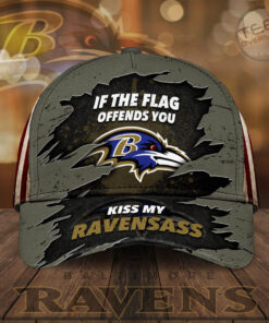 Baltimore Ravens Cap Custom Hat 01