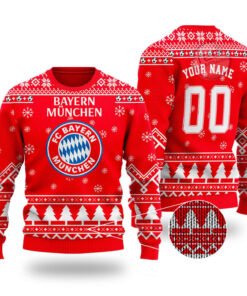 Bayern Munchen Christmas 3D Sweater 2022