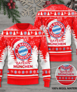 Bayern Munchen Christmas 3D Sweater