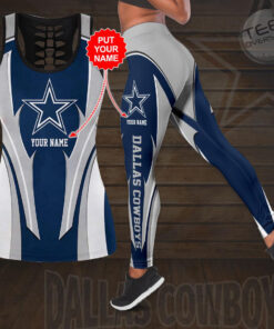 Best selling Dallas Cowboys Hollow Tank Top Leggings 01