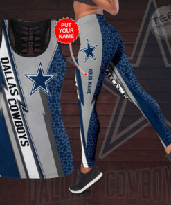 Best selling Dallas Cowboys Hollow Tank Top Leggings 06