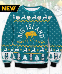 Big Island Coffee Roasters Ugly Christmas 3D Sweater