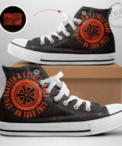 Bruce Springsteen High Top Canvas Shoe OVS23623S2 Design 1