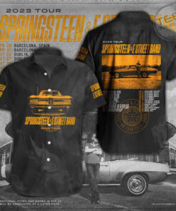 Bruce Springsteen short sleeve dress shirts OVS10723S5