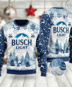 Busch Light 3D Ugly Christmas Sweater 2022