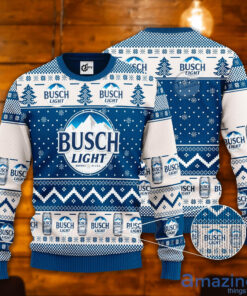 Busch Light 3D Ugly Christmas Sweater 2022 Design IV
