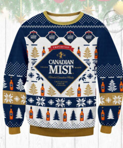 Canadian Mist blended whisky Ugly Christmas 3D Sweater