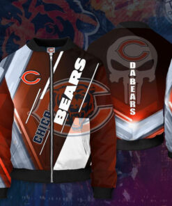 Chicago Bears 3D Bomber Jacket 02