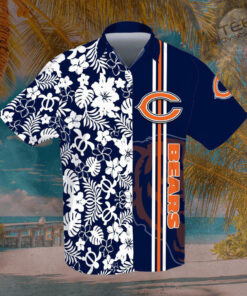 Chicago Bears 3D Hawaiian Shirt Hawaiian Shorts 01