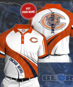 Chicago Bears 3D Polo 02