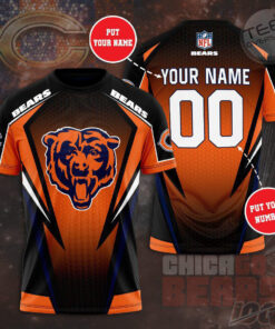 Chicago Bears 3D T shirt 04