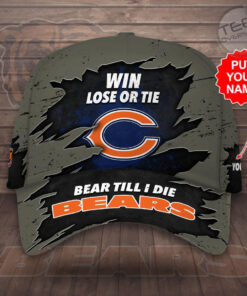 Chicago Bears Cap Custom Hat 03