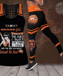 Chicago Bears Hollow Tank Top Leggings 03