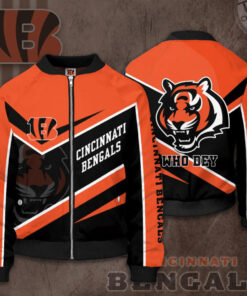 Cincinnati Bengals 3D Bomber Jacket 01