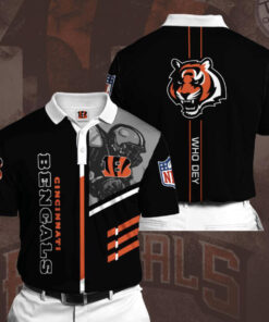 Cincinnati Bengals 3D Polo 02
