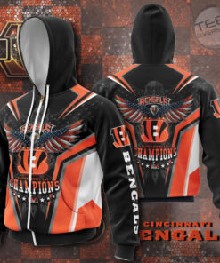 Cincinnati Bengals Super Bowl Zip up Hoodie
