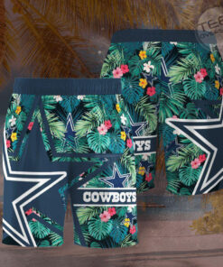 Dallas Cowboys 3D Hawaiian Shorts 05