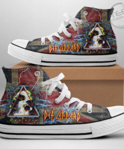 Def Leppard Canvas High top shoe OVS24523S4 Design 2
