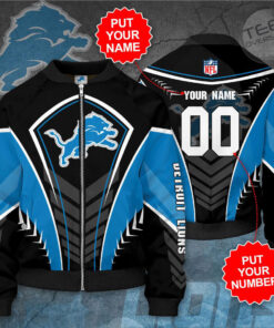 Detroit Lions 3D Bomber Jacket 03