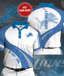 Detroit Lions 3D Polo 02