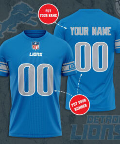 Detroit Lions 3D T shirt 04