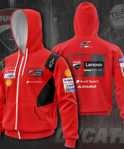 Ducati Lenovo Team Ver.1 3D zip up hoodie