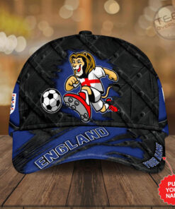 England National Football Team Cap Custom Hat 02