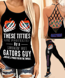Florida Gators Hollow Tank Top Leggings 03