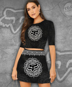Fox Racing Croptop Mini Skirt Set