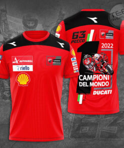 Francesco Bagnaia 3D T shirt