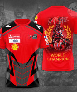 Francesco Bagnaia Go Free 3D T shirt
