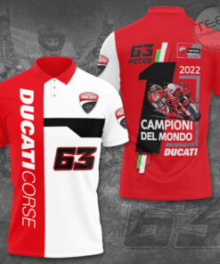 Francesco Bagnaia x Ducati Lenovo 2022 polo shirt
