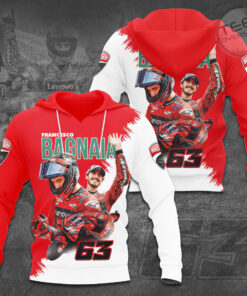 Francesco Bagnaia x Ducati Lenovo 3D hoodie