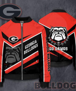 Georgia Bulldogs 3D Bomber Jacket 01
