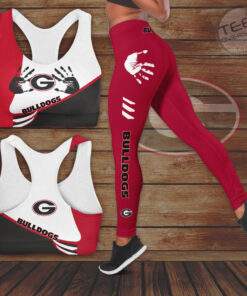 Georgia Bulldogs Hollow Tank Top Bra sports