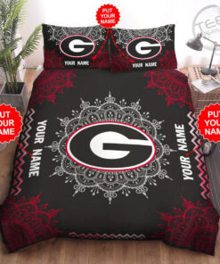 Georgia Bulldogs bedding set – duvet cover pillow shams 01