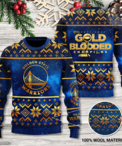 Golden State Warriors Champions 3D Ugly Sweater