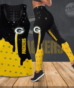 Green Bay Packers Hollow Tank Top Leggings 02