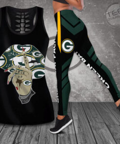 Green Bay Packers Hollow Tank Top Leggings 03