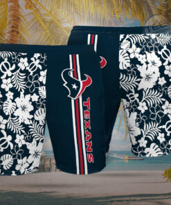 Houston Texans 3D Hawaiian Shorts