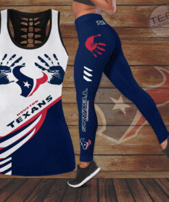 Houston Texans Hollow Tank Top Leggings