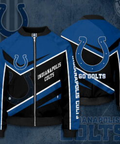 Indianapolis Colts 3D Bomber Jacket 03