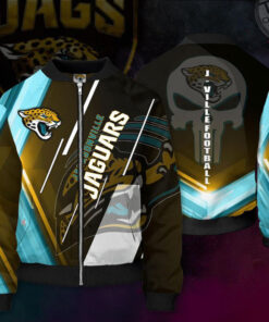 Jacksonville Jaguars 3D Bomber Jacket 04
