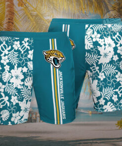 Jacksonville Jaguars 3D Hawaiian Shorts
