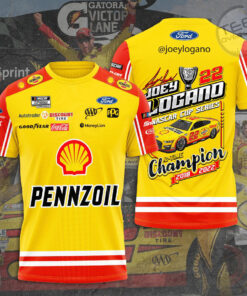 Joey Logano 3D T shirt