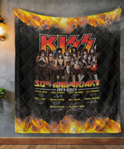 Kiss Band quilt blanket OVS16823S3