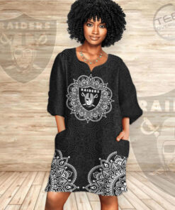 Las Vegas Raiders Dashiki Dress